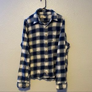 Hollister Button Up Flannel Shirt